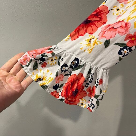 Old Navy Floral Print cottage core long sleeve Dress - Picture 4 of 13